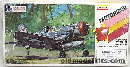 Lindberg 1/48 Motorized F4U Corsair, 1504 plastic model kit